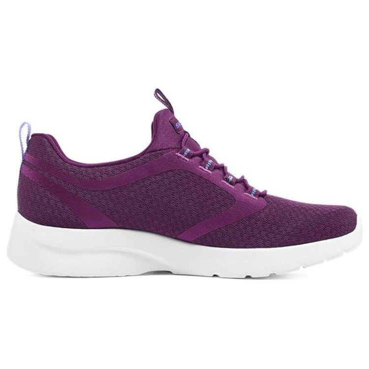 Skechers 2.0 Синтетическая кожа Спортивные Амортизирующие Прочные Низкие Повседневные Кроссовки Женские Темно-Пурпурный 149693-PLUM