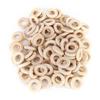 100pcs 25mm Natural Wooden Ring Baby Teething Rings DIY Craft Accessories