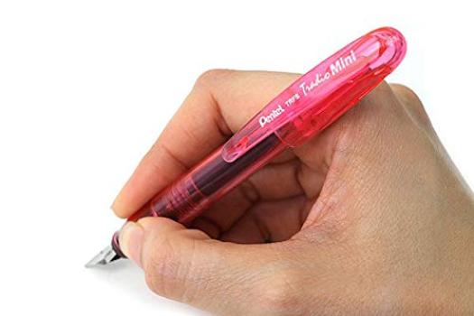 PENTEL Tradio Mini Stylo шлейф Bleu Corps фиолетовый прозрачный стираемый