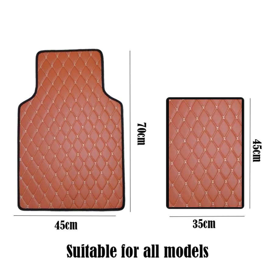 Sinjayer Universal Fit 4PCS XPE Leather Car Floor Mat For Renault Kadjar Latitude Fluence Scenic Talisman Captur