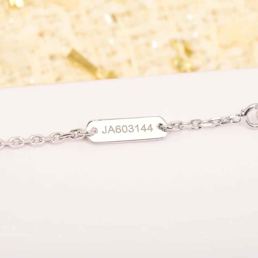 New Hot Brand Vintage Necklace  Luxury Jewelry For Women Lotus Zircon 3 Flowers Pure 925 Sliver Fashion Party Chain Necklace