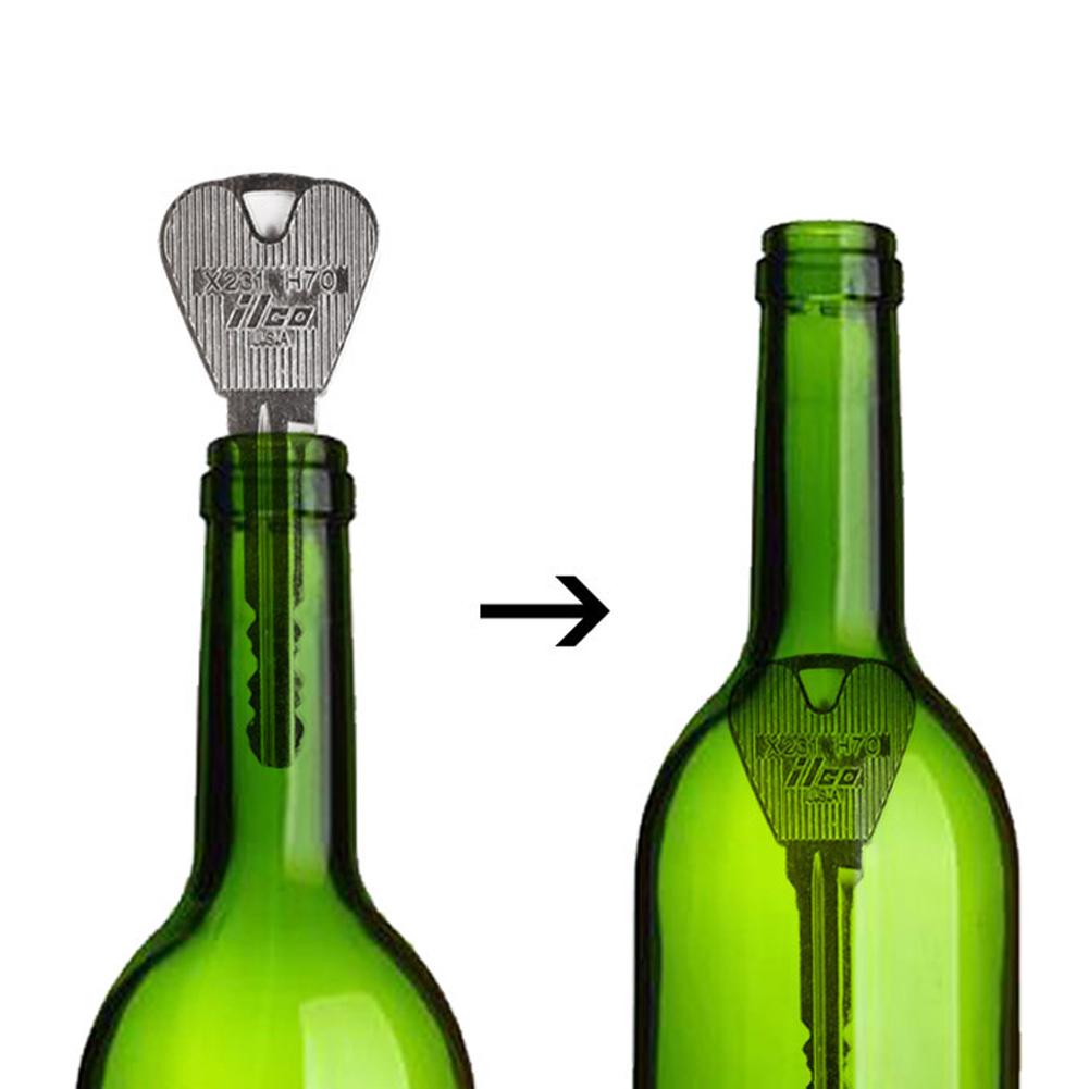 2Pcs Funny Magic Folding Key Magic Tricks For Kids Crossing Into The Bottle Magic Props Toys Close-up Performance Gift