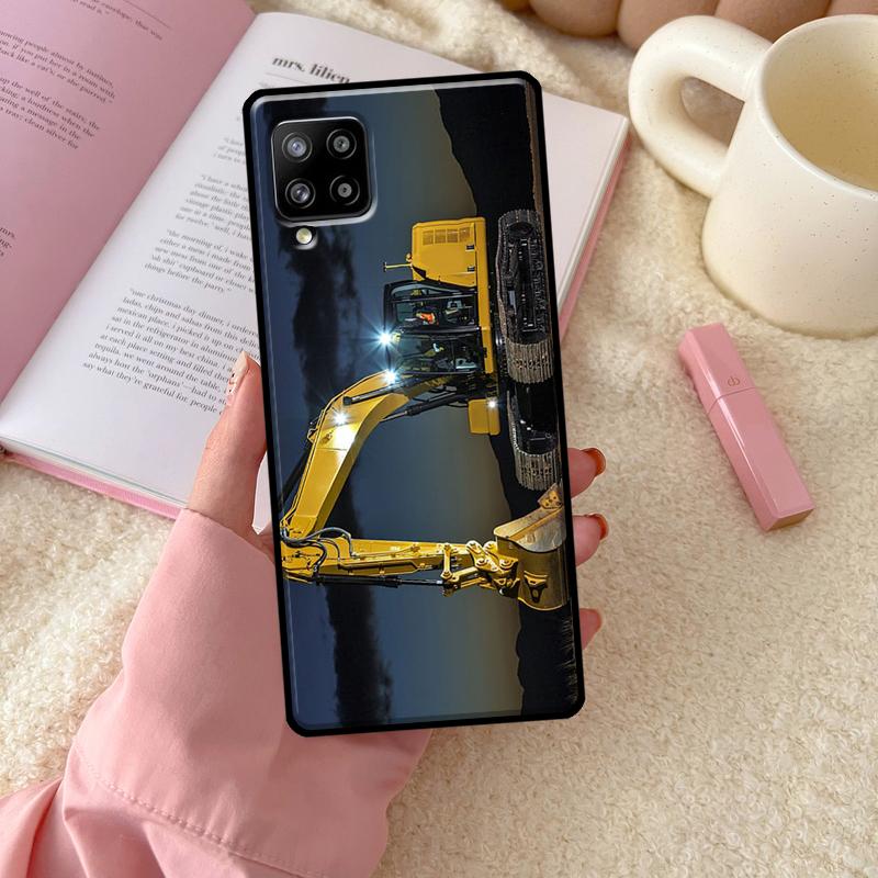 Чехол-экскаватор для Samsung Galaxy A54 A34 A14 A13 A12 A22 A32 A52 A72 A51 A71 A53 A52S Задняя крышка