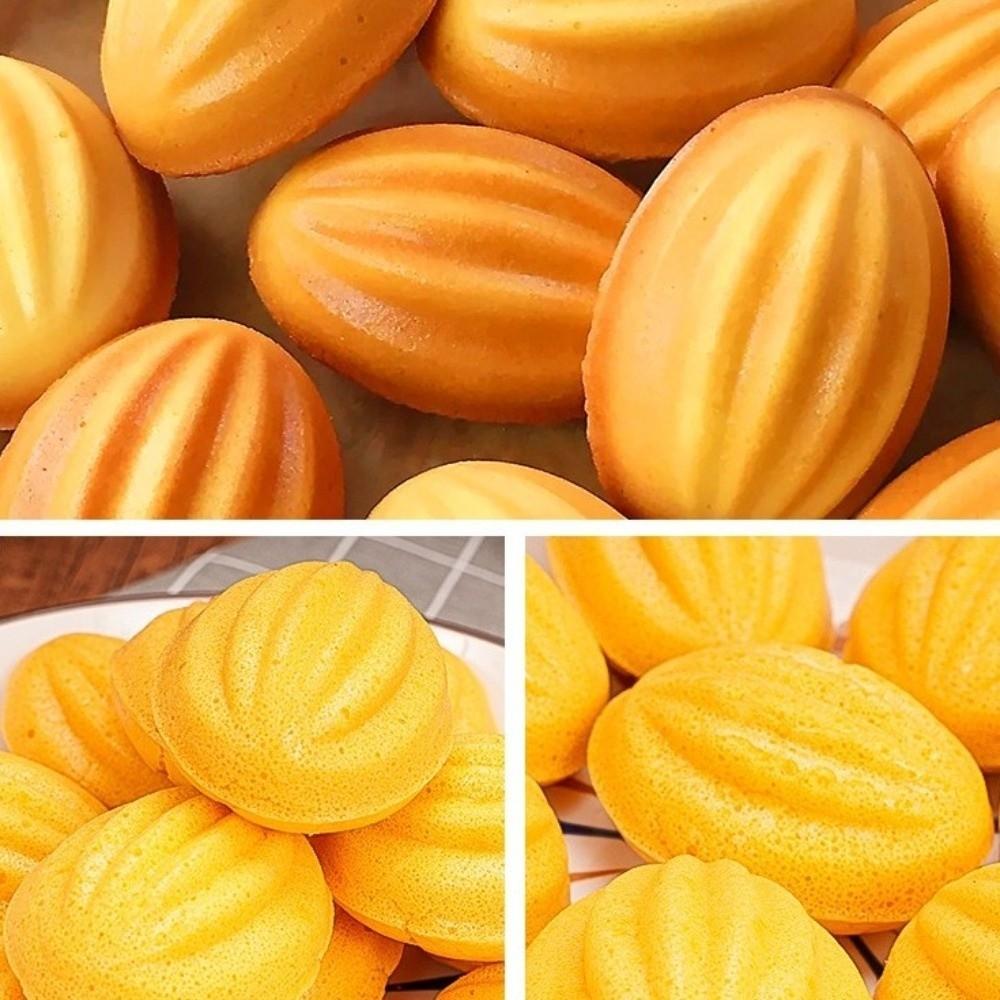 Easy Release Olive-shaped Muffins Mold Carbon Steel Baking Pan Bakeware Dessert Mold DIY Dessert