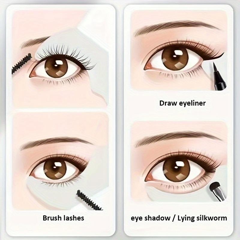 Руководство по подводке глаз и ресницам: Инструмент для нанесения теней Crescent Baffle Eyeshadow Tool для начинающих визажистов