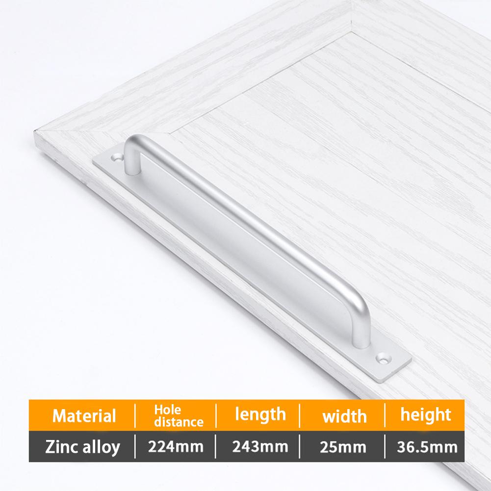 1 шт. Металлическая прочная ручка для двери амбара, ручка с длинным основанием, ручка с длинным основанием для ворот гаража