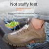 Labor Insurance Shoes Men's Anti-smashing and Anti-piercing Large-net Work Shoes Wear-resistant Construction Site Safety Protective Shoes