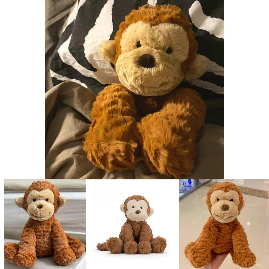 Monkey Plush Doll By Jellycat Fuddlewuddle With Pp Cotton Filling For Youth Gift