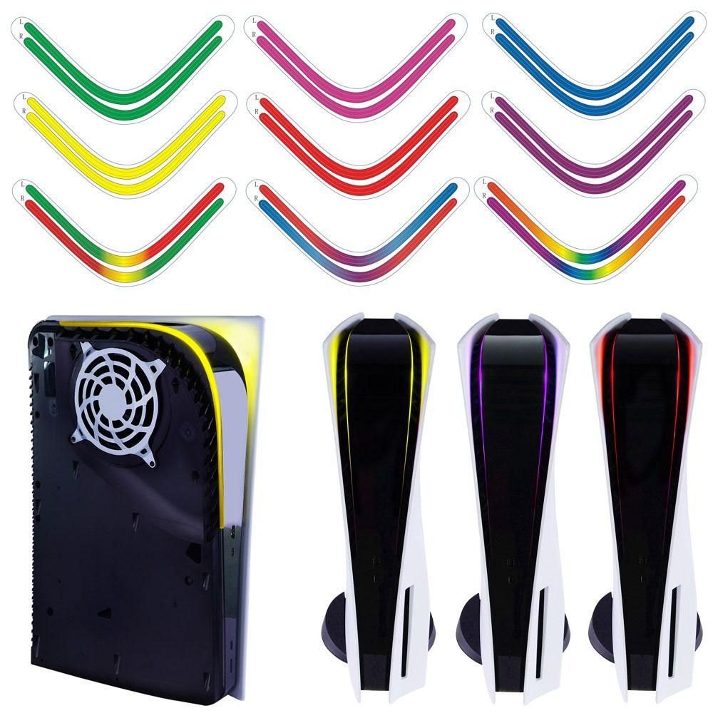 LED Luminous Rainbow Gradient Decals Light Bar LED Lightbar Stickers