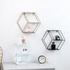 Nordic Style Storage Holders Iron Metal Wall Shelf Decor Home Living Room Bedroom Kid Room Geometric Figure Decoration Organizer