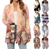 Women's Lightweight Cardigan Sweaters Open Front Long Sleeve Casual Loose Thin Cardigans With Pockets