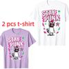 Punk Raccoon Animals Pattern Print Men's T-shirt Summer Men's and Women's Casual Fashion Tops Men's Short Sleeve T-shirt Oversize Clothing