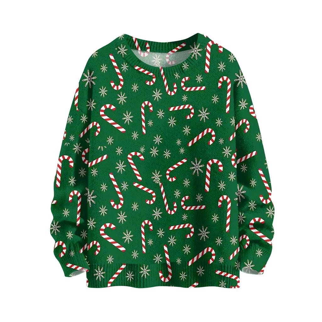 Christmas Sweatshirts For Women Knit Sweater Cute Shirt Fall Crewneck Pullover Tops