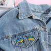 Brooches Ukrainian Flag Pins Zinc Zinc Alloy Ukrainian National Pins Ukraine Brooches  Jewelry