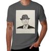 Pencil Portrait Of Leonard Cohen Tshirt Casual Streetwear Short Sleeve Tee Tshirt