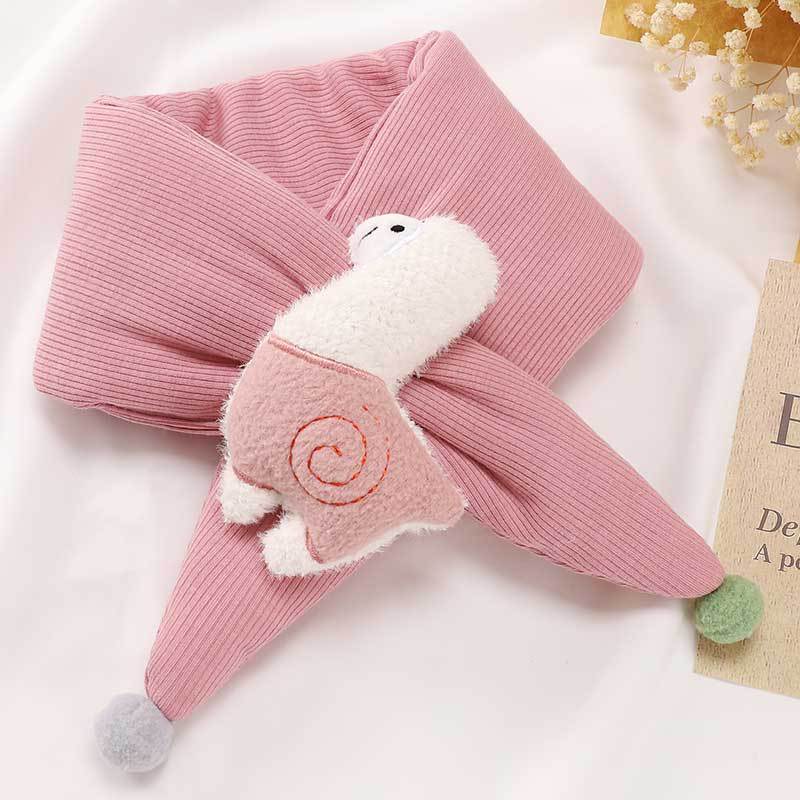 New Children'S Fashionable Scarf For Girls To Keep Warm And Versatile For Babies. Plush And Thickened Warm Scarf For Kids