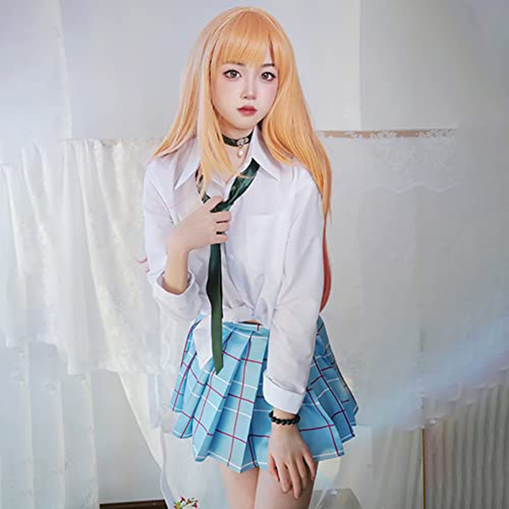 Sono Bisque Doll wa Koi wo Suru Китагава Марин Косплей Комплект униформы Китагавы Марин с галстуком и косплеем Идеально подходит для аниме школы для взрослых