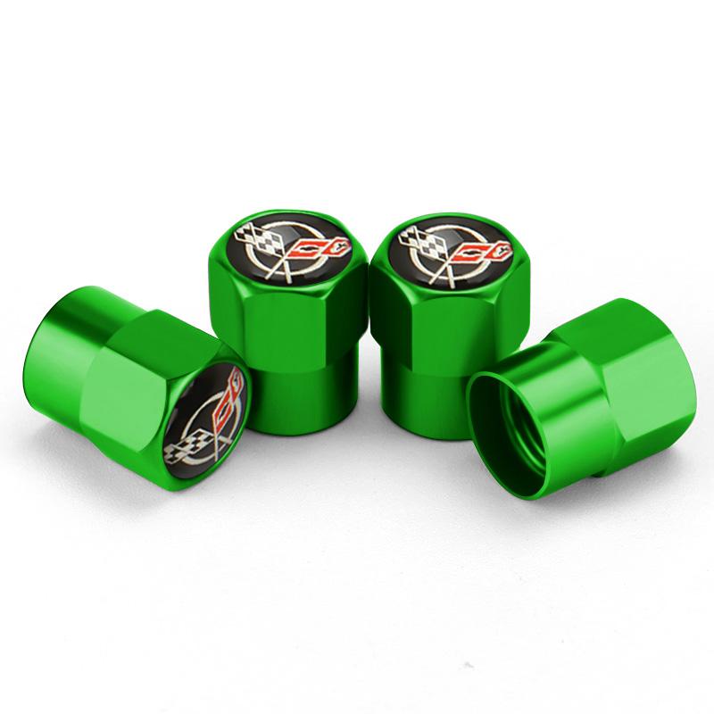 4PCS Alloy for Chevrolet Car Emblem Tire Valve Caps Sail Silverado Cruze Captiva Malibu Orlando Aveo Lacetti Wheel Stem Covers KA9