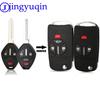 Jingyuqin Modified Car Key Case Cover For Mitsubishi Lancer Outlander Endeavor Galant MIT11R Blade Key Shell 3/4 Buttons Folding
