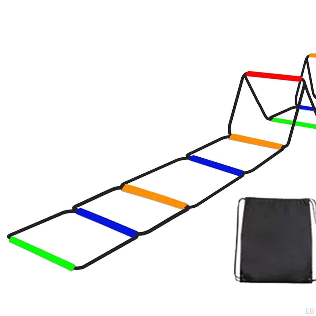 Agility Ladder Training Equipment Flexible Improves Coordination Multipurpose Portable Feet