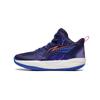 Li Ning Light Foam Non-Slip Shock Absorbing Lightweight Rebound Mid-Top Basketball Shoes Kids Basketball Shoes Starry-Blue YKBT044-1