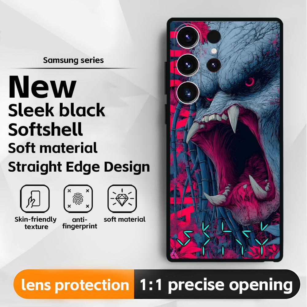 Predator Badlands Phone Case For Samsung Galaxy S25 S24 S23 S22 S21 S20 Plus Ultra Note20 Soft Black