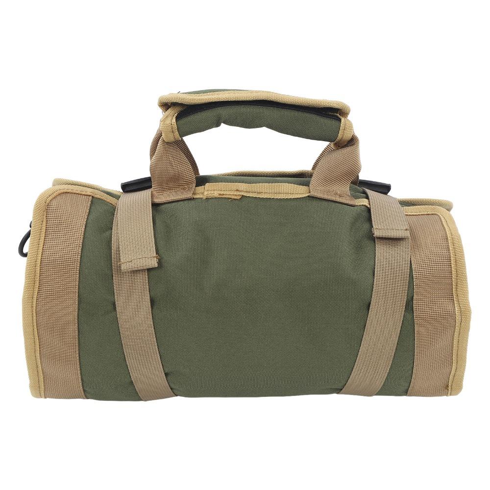 Oxford Cloth Roll Up Tool Bag Separate Pockets Multipurpose Tool Bag  Gardening