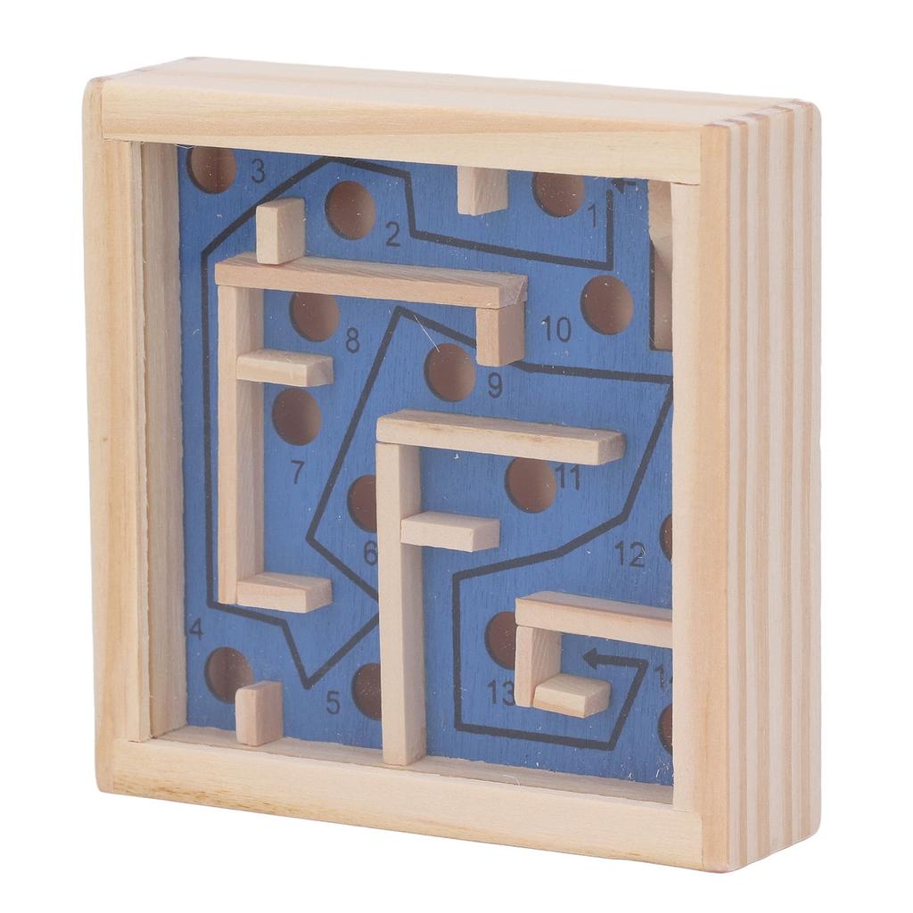 Деревянный лабиринт балансировочная игра интерактивная обучающая настольная деревянная лабиринтная игрушка с шариками для балансировки