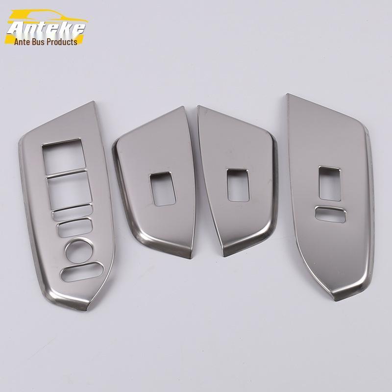Decorative Glass Lift Frame for 17 CRV Door Armrest with Bright Button