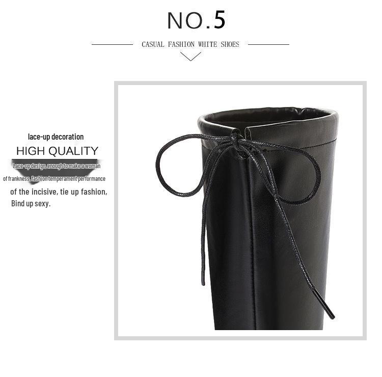 Women's Flat Over-the-Knee High-Top Tassel Boots for Autumn/Winter, Korean Style