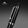 НОВЫЙ JinHao X159 Акриловая Черная Перьевая Ручка Металлический Зажим Удлиненный Тонкий Наконечник F 0,5 мм
