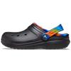 Eva Round Toe Colorful Back Strap Clogs Unisex Clogs Black Blue 208045-0C4