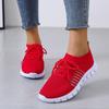 Fashion Women Mesh Casual Lace-up Sport Shoes Runing Breathable Shoes Sneakers