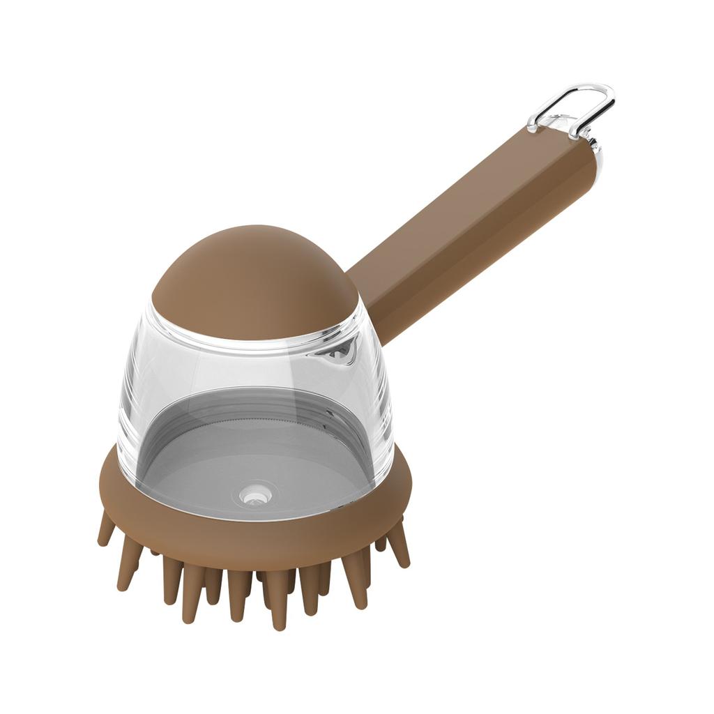 Щетка для купания домашних животных, щетка для душа и массажа, расческа для вычесывания шерсти и инструмент для намыливания, щетка для груминга против вьющихся волос для ванн