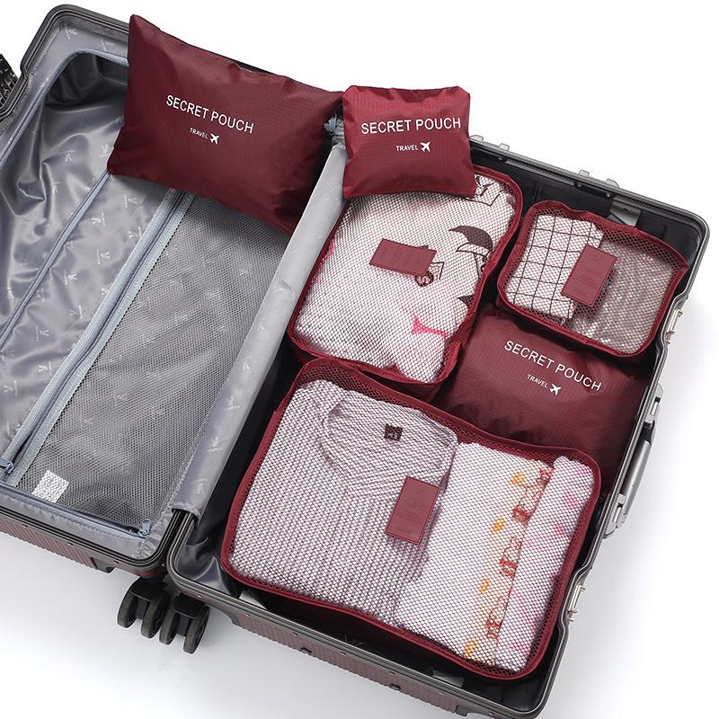 Multi-functional Storage Bag Travel Storage Six-piece Suitcase Storage Bag Clothing and Underwear Arrangement