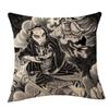 Japanese Style Soft Sofa Pillow Cushion Cover Home Decorative Pillowcase for Living Room Bedroom Tattoo Shop Decor