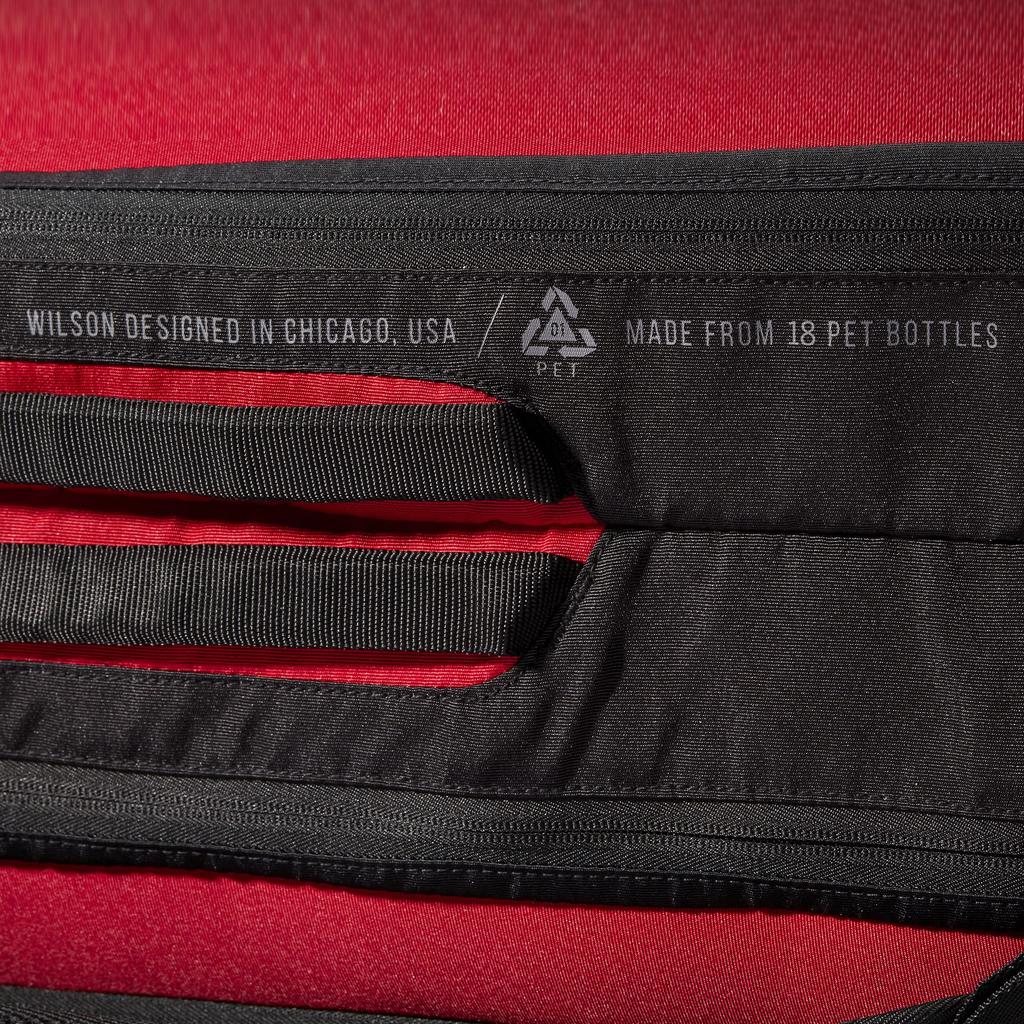 Wilson Сумка для тенниса Super Tour Crash, 6 шт., красная, V2.0