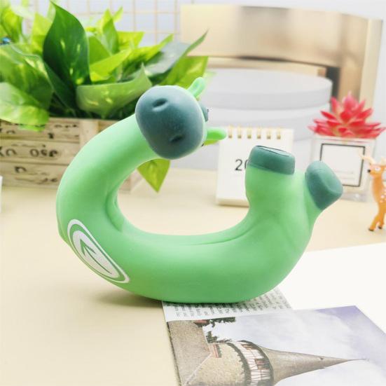 Green Horse Stretchy Toy Stress Anxiety Relief Horse Shape Sensory Toy Adults Teens Kids Soft Flexible TPR Animal Fidget Toy Party Favors