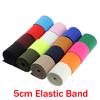 5cm Wide Flat Elastic Band Woven Stretch Ribbon for Face Mask Costume Waist Cuffs Clothing DIY Trims Materials Sewing 5m