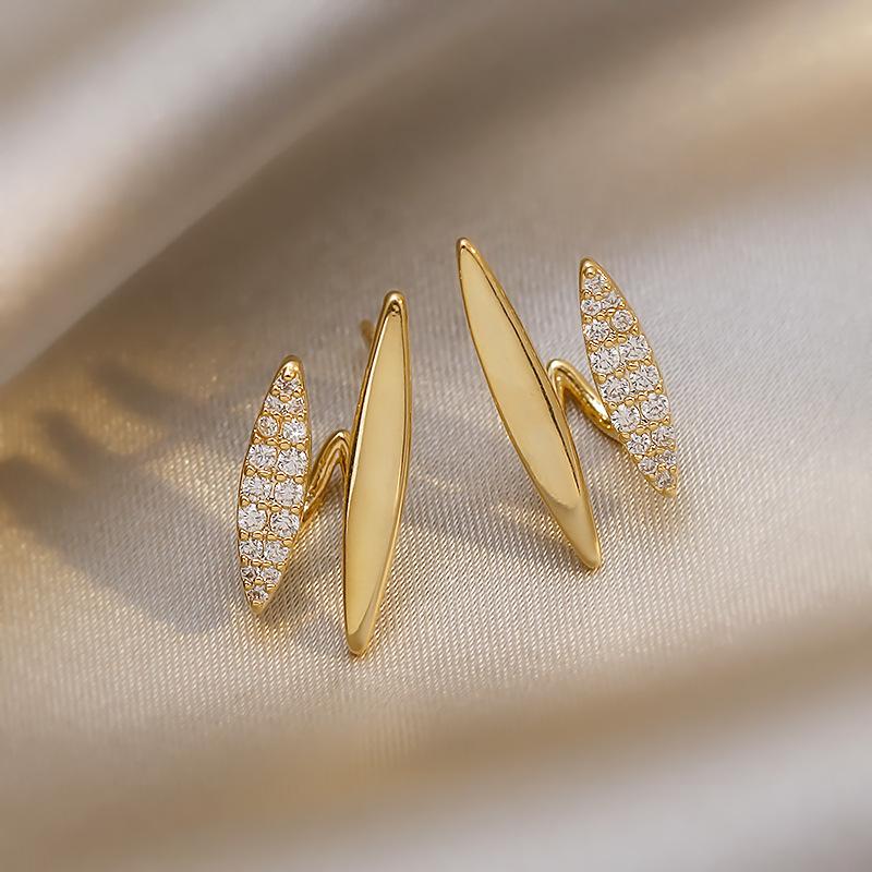 Новые изысканные роскошные маленькие серьги с цирконием для сексуальных женщин, модные корейские украшения, необычные серьги в стиле минимализма для вечеринок для девочек