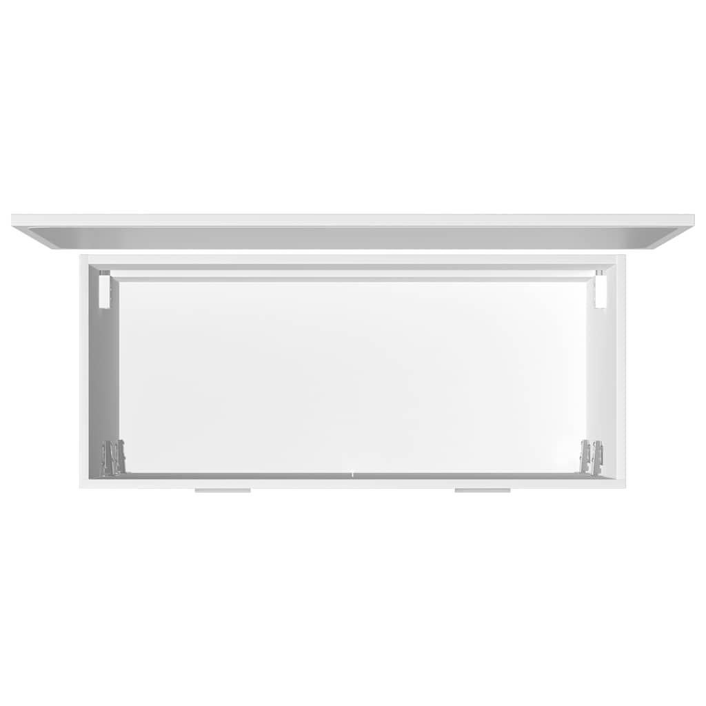 2 Piece Bathroom Furniture Set White Particleboard