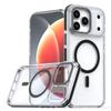 Применимо к iPhone17ProMax двухцветный информационный цветной магнитный чехол для мобильного телефона Apple 16ProMax прозрачный 15 защитный чехол