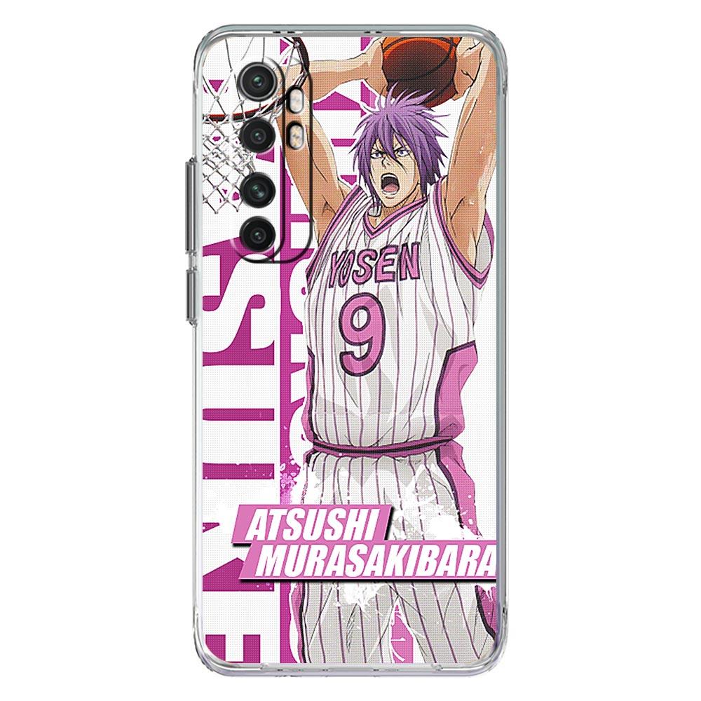 Kuroko No Basuke Anime Phone Case For Xiaomi Poco X3 NFC F3 M3 GT M4 Mi 11 Lite 5G Ultra 11T 11X 12 Pro 11i 12X Soft Clear Cover