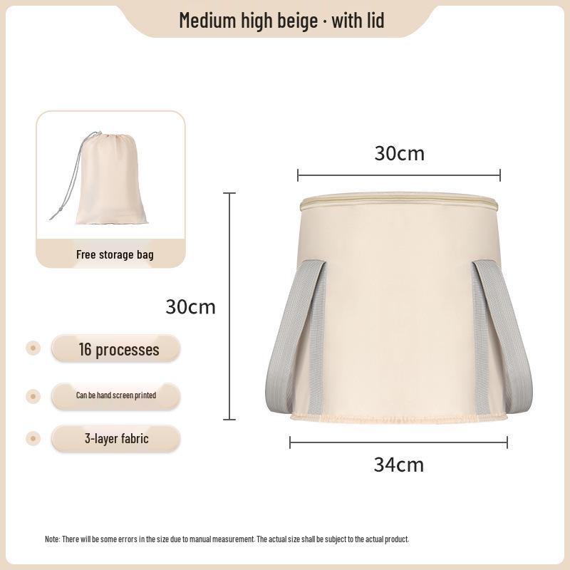 Складное изолированное ведро для ножной ванны - Большой дорожный таз