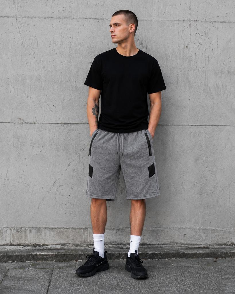 J.STYLE - MEN'S SWEAT SHORTS - 15K1888-5 L