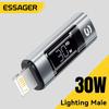 Essager Type C To Lighting OTG Adapter Digital Display PD 60W Fast Charging Lightning To Type C Connector for IPhone 15 14 13 12