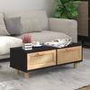  Coffee Table, Black, 80x40x30 Cm