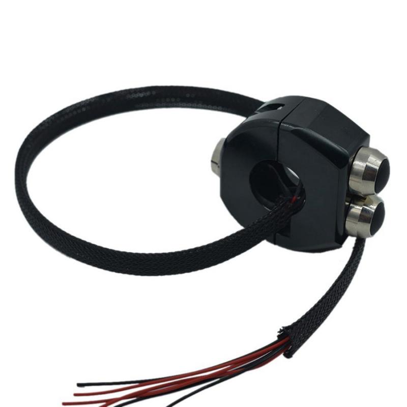 2 шт. CNC 3 в 1 Мгновенный переключатель Кнопки на руле Переключатель Мотоцикл Кафе Рейсер