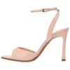 Pu Fashion Open-Back High Heels One-Strap Sandals 9Cm Women Sandals Rose-Red 2312610050