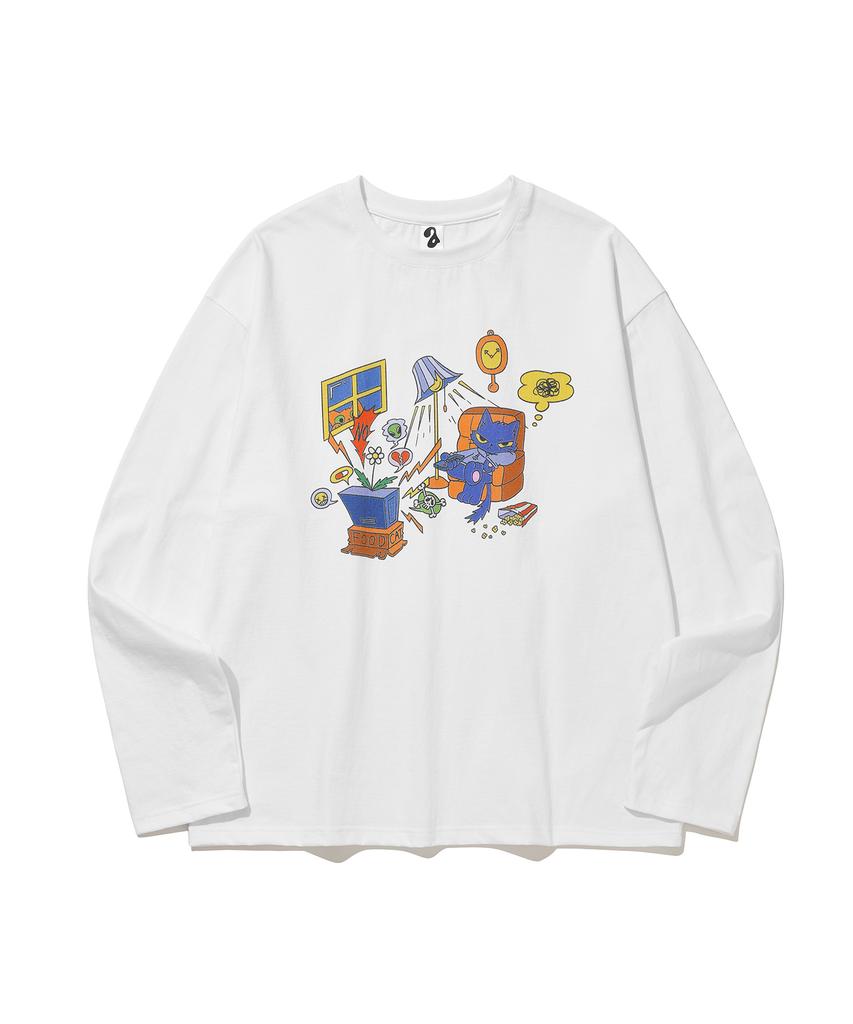 ENOSI Apr8 Cat Artwork L/S Tee